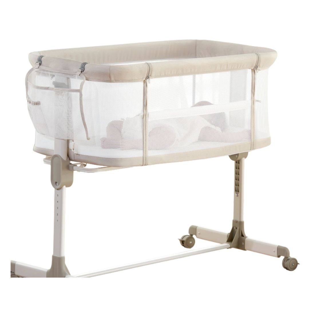 Fodoss Baby Bassinets Bedside Sleeper - All Mesh Bedside Bassinet with ...