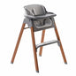 Family Baby Feeding Chair Foldable Convertible High Chair with Harness, Easy Clean Metal Frame, Removable Tray Gray
