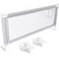 Fodoss Toddler Bed Rail 78.7in – Long Safety Bed Guard for Kids – 30 Height Adjustable for Queen & King Beds Includes 2 Secure Straps (1 Pack)